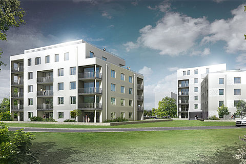 Projektfoto Wohnbebauung Leinefelde