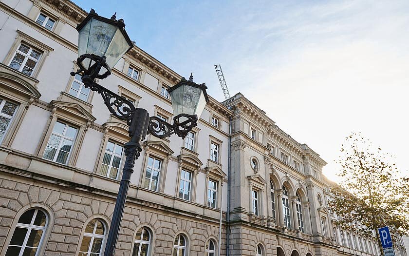 Historisches Gebäude Lammstraße Karlsruhe, Fassade